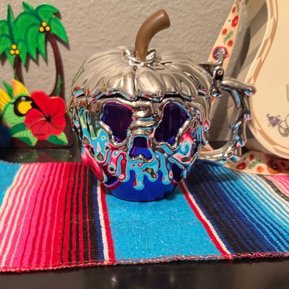 Disney Silver and Blue Poison Apple Mug